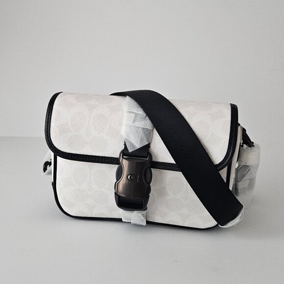 COACH league crossbody bag 19 in signature canvas - Picture 3 of 12